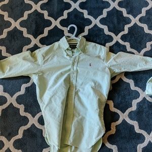 Polo dress shirt LS mens S